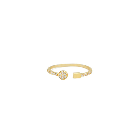 14k Eternal Luminosity Open Band Ring