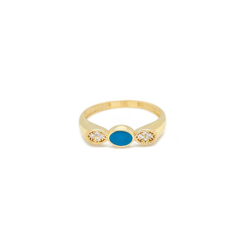 14k Turquoise Tranquility Ring
