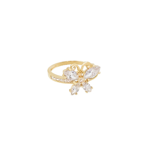 14K Bright Butterfly Ring