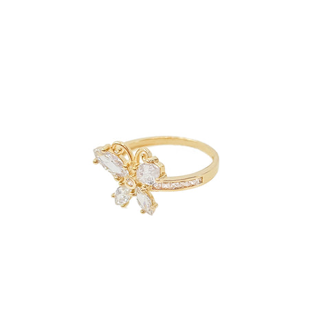14K Bright Butterfly Ring