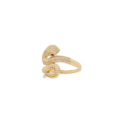 14k Fancy Snake Ring