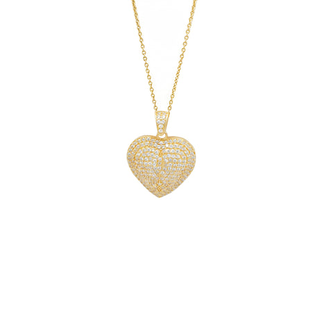 14k Amour Heart Necklace