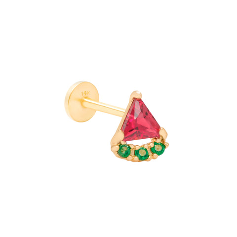 14k Watermelon Piercing