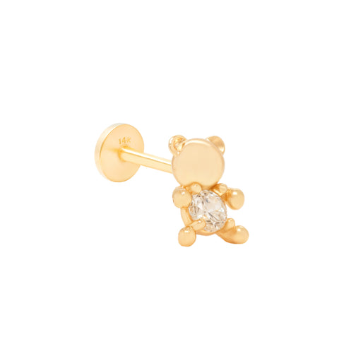 14K Teddy Bear Piercing