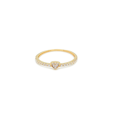 14k Delicate Triangle Ring