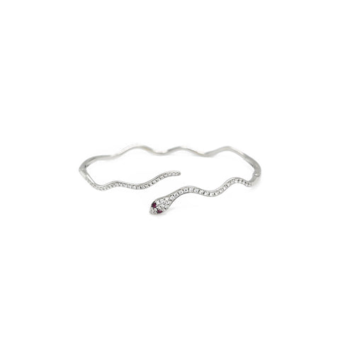 14k Snake Diamond Bracelet