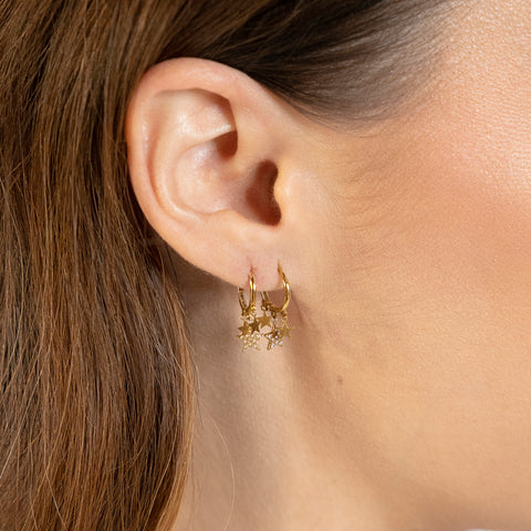 14k Doradus Stars Huggies