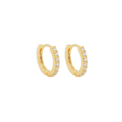 14k Eternal Spark Huggies