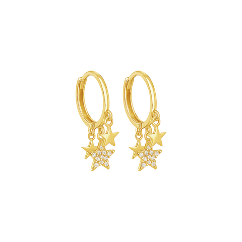 14k Doradus Stars Huggies