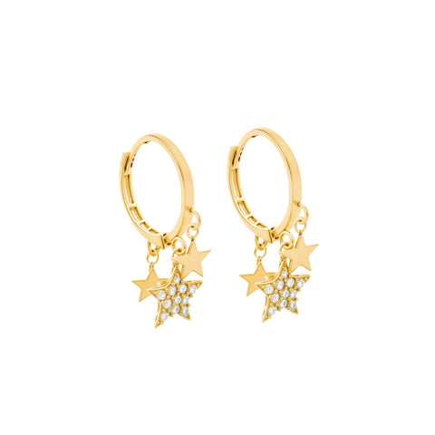 14k Doradus Stars Huggies