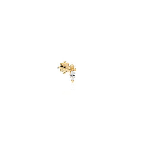14K “Stella Drop” CZ – Cartilage Piercing