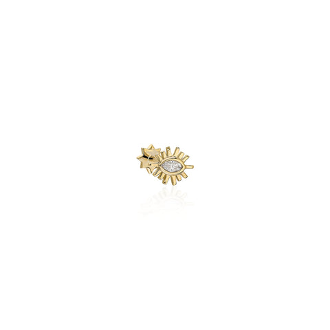 14K “Solara Marquise” CZ – Cartilage Piercing