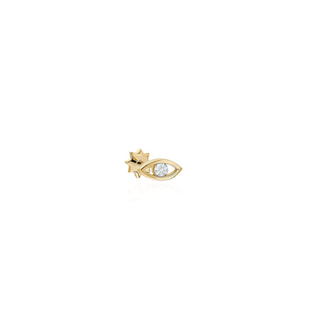 14K “Celestial Gaze” CZ – Cartilage Piercing