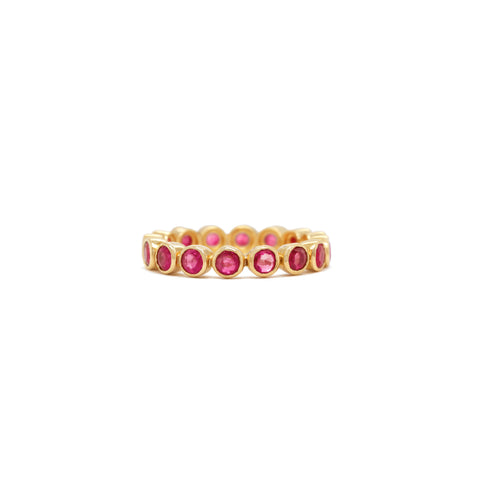 14k Bezel Ruby Ring