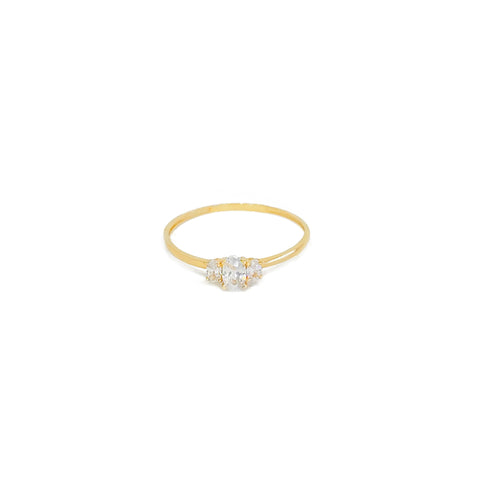 14k Sublime Radiance Ring