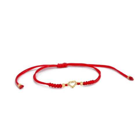 14k Love Heart Bracelet