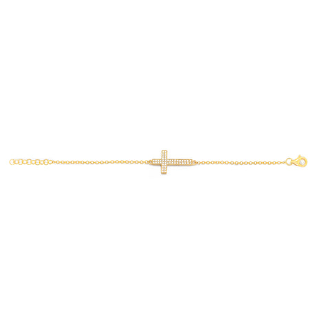 Cross Diamond Bracelet