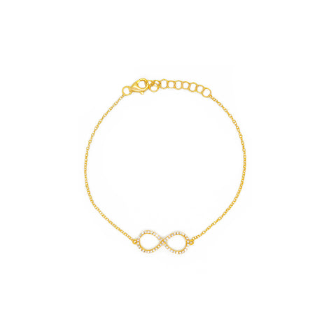 I love you for Infinity Diamond Bracelet