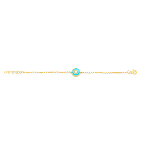 Turquoise Diamond Bracelet