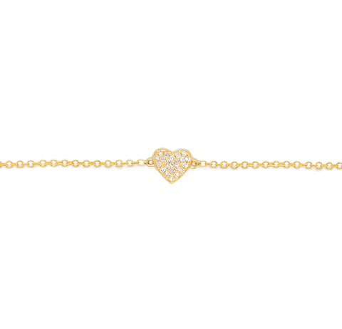 Heart Full of Love Diamond Bracelet