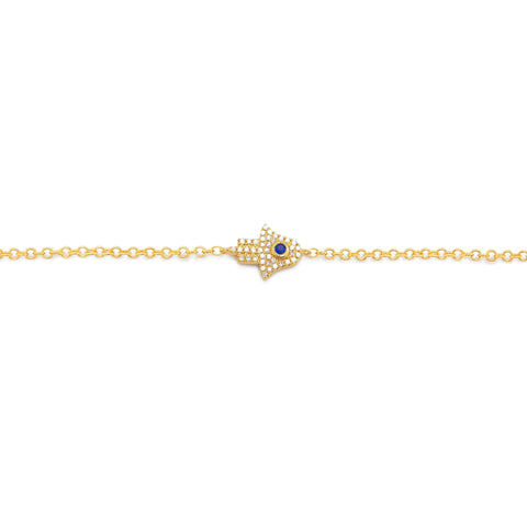 Hamsa Diamond Bracelet