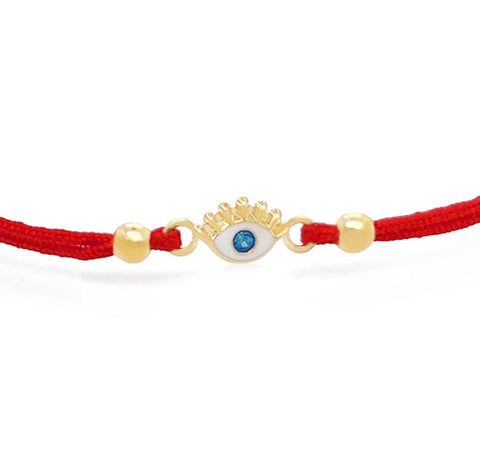 14k Lucky Eyes CZ Bracelet