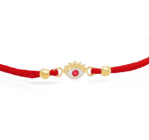 14k Lucky Eyes CZ Bracelet