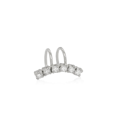 14K Elegant Ear Cuff CZ