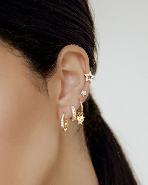 14k Doradus Stars Huggies