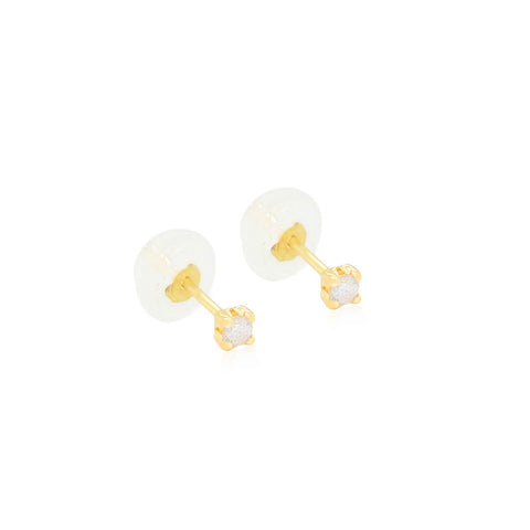 14k Diamond Earrings
