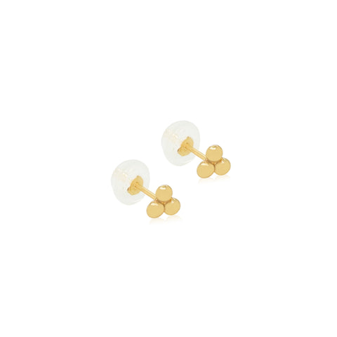 14k Gold Trinity Earrings