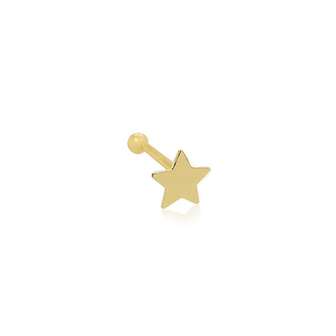 14k Star Nose Stud