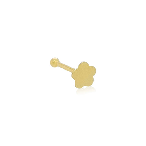 14k Flower Nose Bone Stud