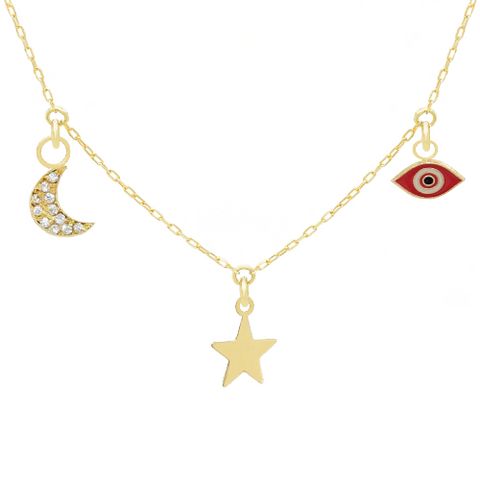 14k Customize Necklace - Mix & Match Charms - Customer's Product with price 440.00 ID QTl5LmnFAPxNnOaN-mmrhdwz