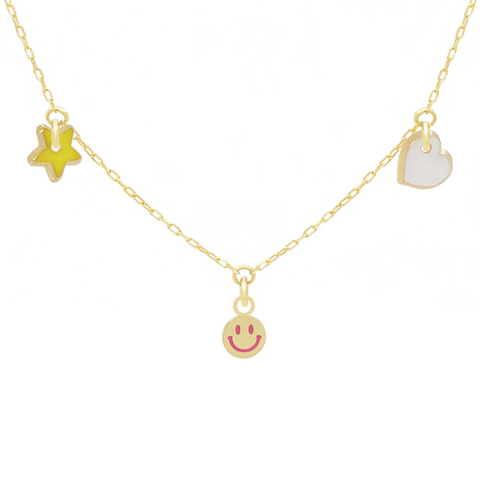 14k Customize Necklace - Mix & Match Charms - Customer's Product with price 217.00 ID YbSttqgIThJQifzio4qkGBep