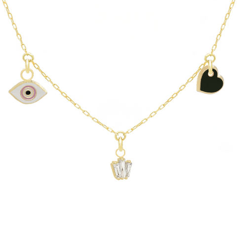 14k Customize Necklace - Mix & Match Charms - Customer's Product with price 239.00 ID saHd26_S1v825q4CKHhkIDH6