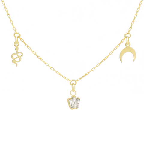 14k Customize Necklace - Mix & Match Charms - Customer's Product with price 229.00 ID ksibxtWw9dy70EVklSeNJfif