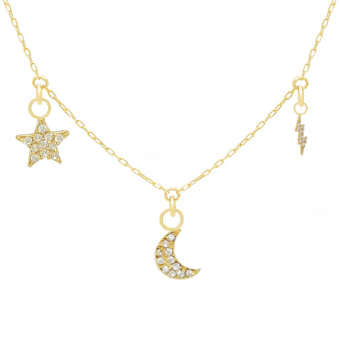 14k Customize Necklace - Mix & Match Charms - Customer's Product with price 253.00 ID TdfbuXW4mw7psZSqp1b9jSbL