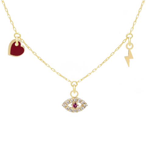 14k Customize Necklace - Mix & Match Charms - Customer's Product with price 229.00 ID PLFI3w2NwgScsm8gIjQ-Cm1K