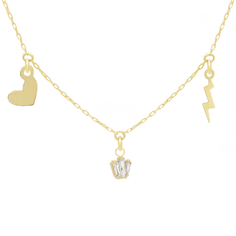 14k Customize Necklace - Mix & Match Charms - Customer's Product with price 229.00 ID giO4XjAlHicBsDnC1E9x4S88
